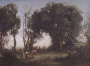 Une matinee (mk11) Jean Baptiste Camille  Corot